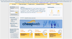 Desktop Screenshot of cheapweb.it