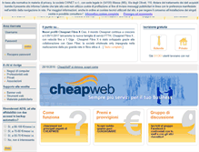 Tablet Screenshot of cheapweb.it